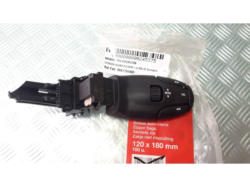 Recambio de mando multifuncion para citroen xsara picasso 1.6 hdi 90 exclusive referencia OEM IAM 9641796480  RADIO