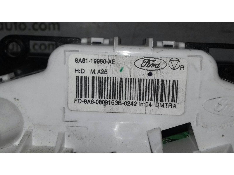 Recambio de mando climatizador para ford fiesta (cb1) trend referencia OEM IAM 8A6119980AE  