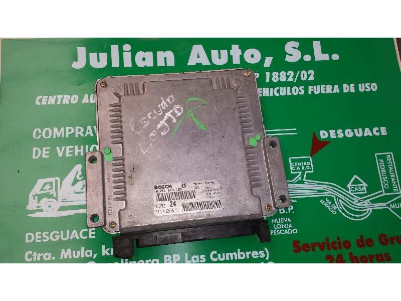 Recambio de centralita motor uce para fiat scudo (222) 2.0 jtd familiar (5 asientos) referencia OEM IAM 0281010165 9637089580 ED