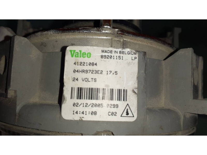 Recambio de faro antiniebla derecho para iveco stralis (ad/at) referencia OEM IAM 89201151 41221084 VALEO