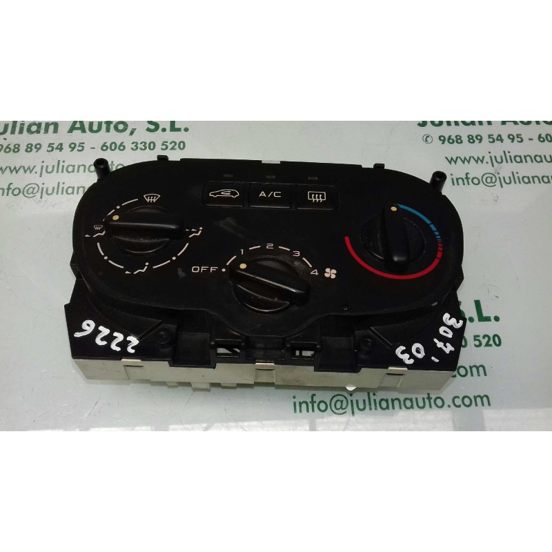 Recambio de mando calefaccion / aire acondicionado para peugeot 307 (s1) xn referencia OEM IAM 593240000 1848819141 MAGNETI MARE