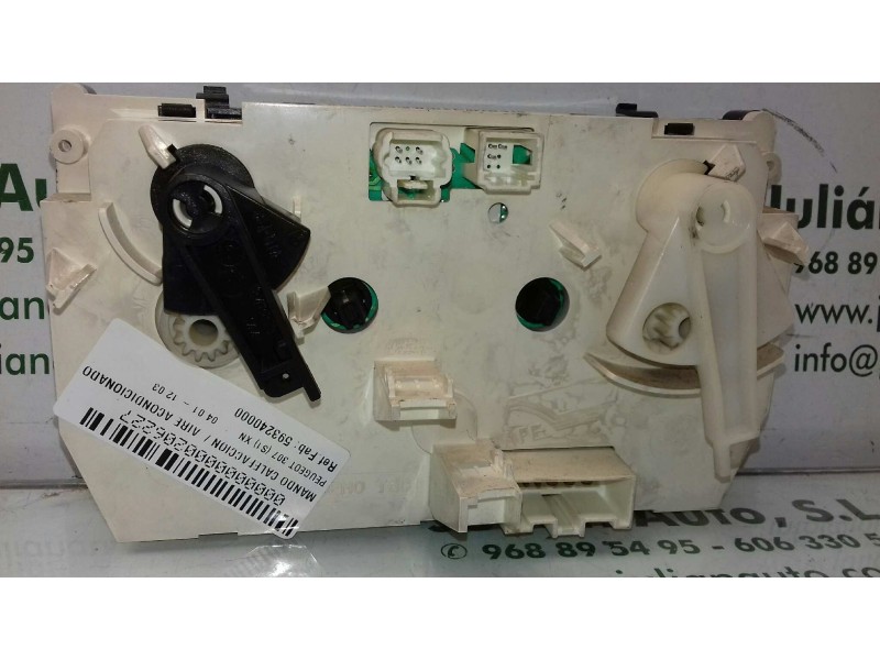 Recambio de mando calefaccion / aire acondicionado para peugeot 307 (s1) xn referencia OEM IAM 593240000 1848819141 MAGNETI MARE