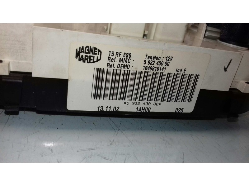 Recambio de mando calefaccion / aire acondicionado para peugeot 307 (s1) xn referencia OEM IAM 593240000 1848819141 MAGNETI MARE