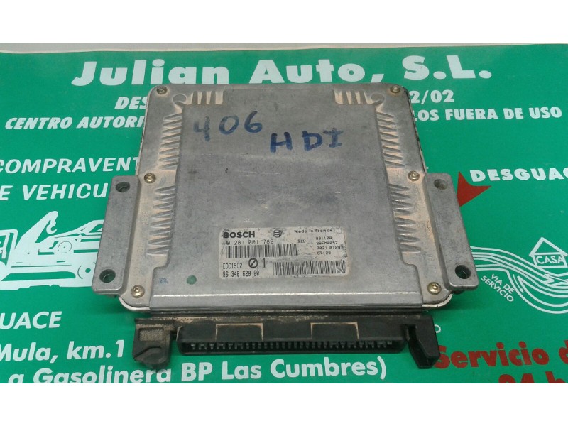 Recambio de centralita motor uce para peugeot 406 berlina (s1/s2) srdt referencia OEM IAM 0281001782 9634662880 EDC15C2 Recambio de centralita motor uce para peugeot 406 berlina (s1/s2) srdt referencia OEM IAM 0281001782 9634662880 EDC15C2