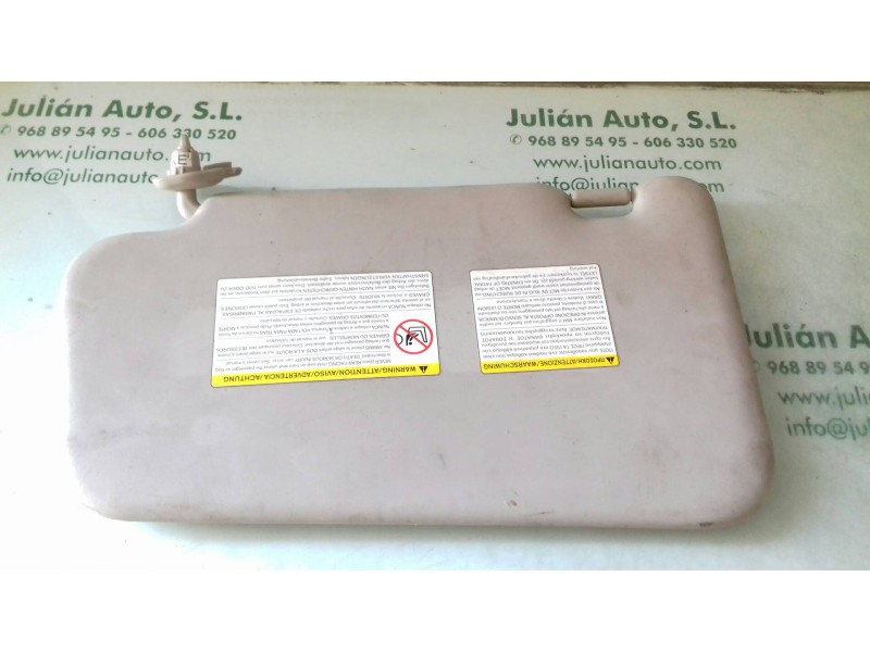 Recambio de parasol derecho para nissan juke (f15) acenta referencia OEM IAM   