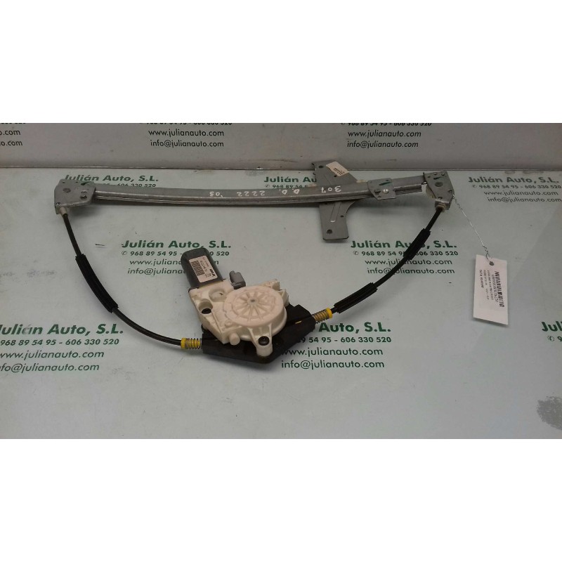 Recambio de elevalunas delantero derecho para peugeot 307 (s1) xn referencia OEM IAM 9634456880 9634457280 ELECTRICO