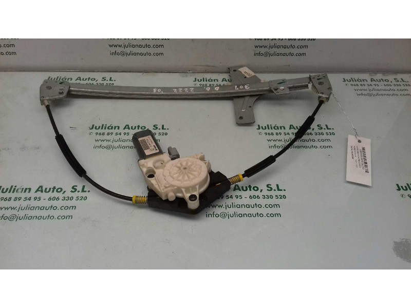 Recambio de elevalunas delantero derecho para peugeot 307 (s1) xn referencia OEM IAM 9634456880 9634457280 ELECTRICO