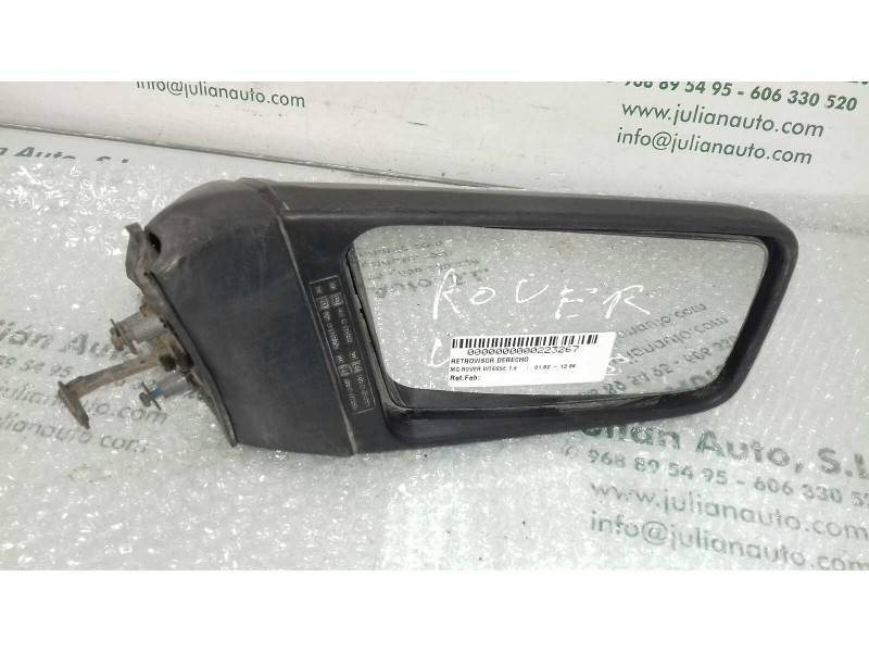 Recambio de retrovisor derecho para mg rover vitesse 1.6 referencia OEM IAM   MANUAL