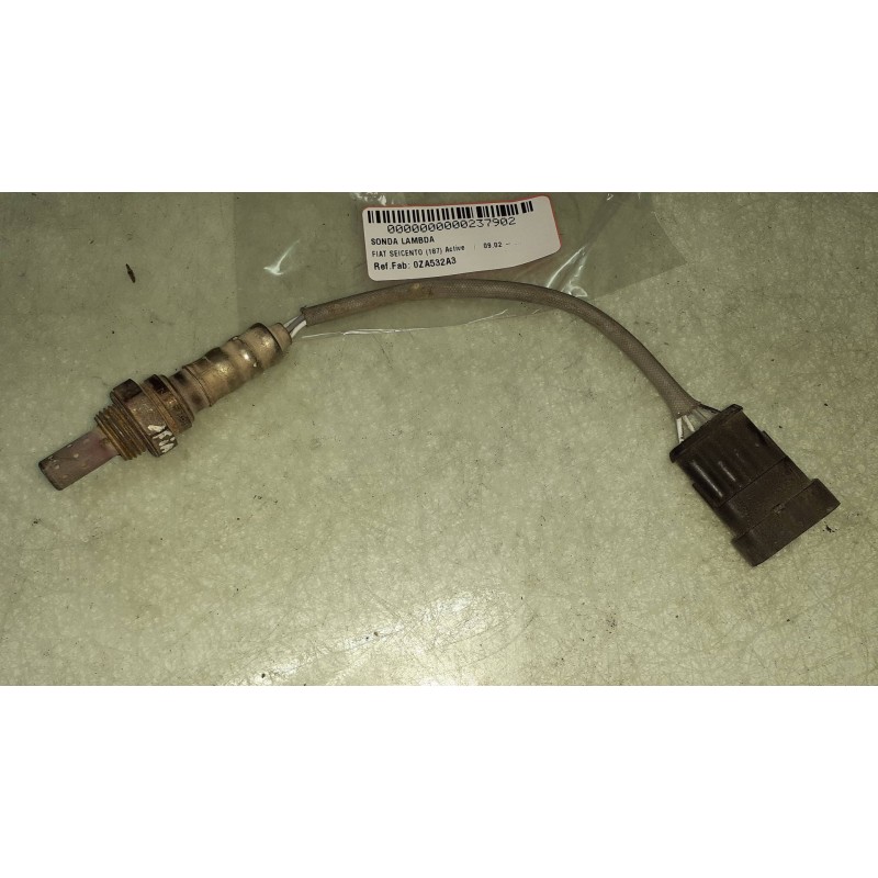 Recambio de sonda lambda para fiat seicento (187) active referencia OEM IAM 0ZA532A3  