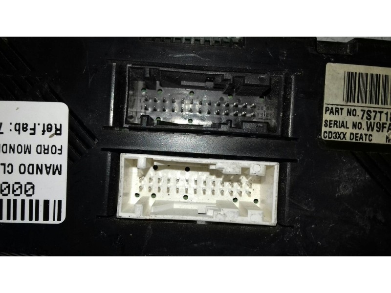 Recambio de mando climatizador para ford mondeo ber. (ca2) trend referencia OEM IAM 7S7T18C612AD W9FA14239 