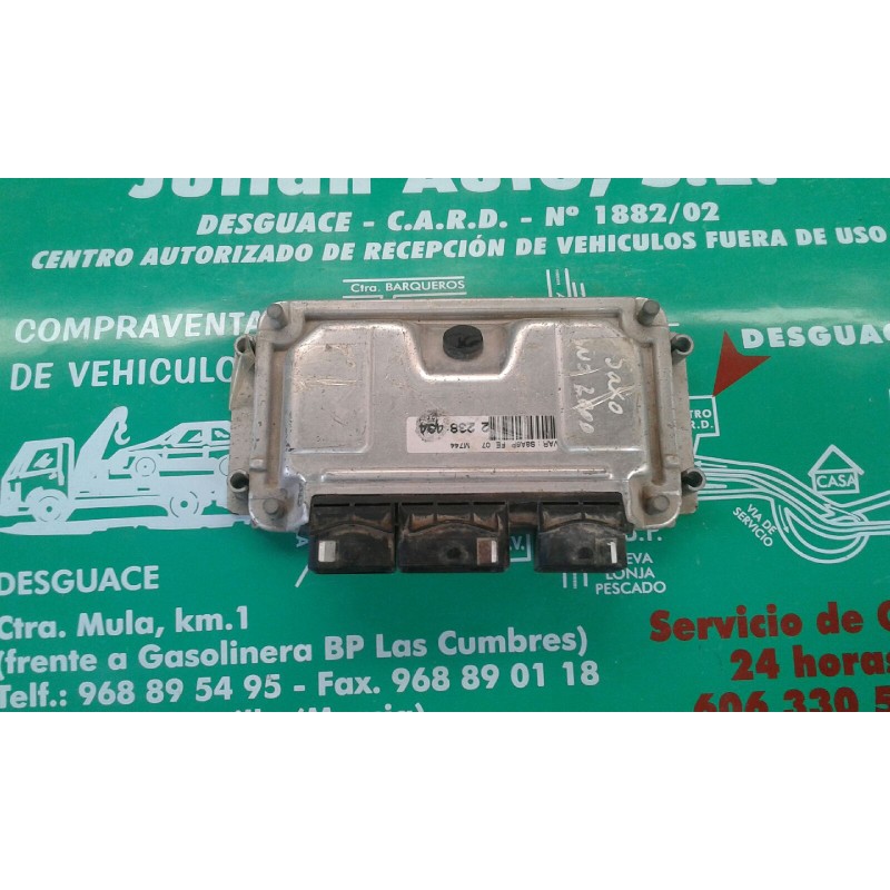 Recambio de centralita motor uce para citroen saxo 1.1 image referencia OEM IAM 0261206246 9637838780 M744