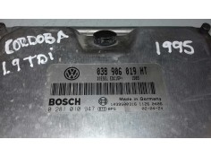 Recambio de centralita motor uce para seat cordoba berlina (6l2) signo/a referencia OEM IAM 038906019HT 0281010947 BOSCH 2