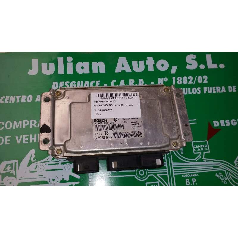 Recambio de centralita motor uce para citroen xsara berlina 1.6i 16v exclusive referencia OEM IAM 0261206606 9638765980 ME744