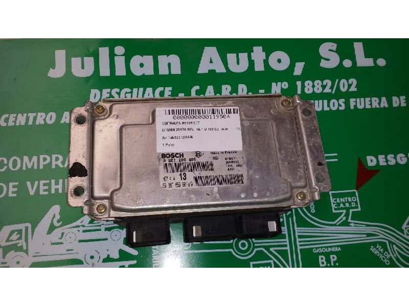 Recambio de centralita motor uce para citroen xsara berlina 1.6i 16v exclusive referencia OEM IAM 0261206606 9638765980 ME744