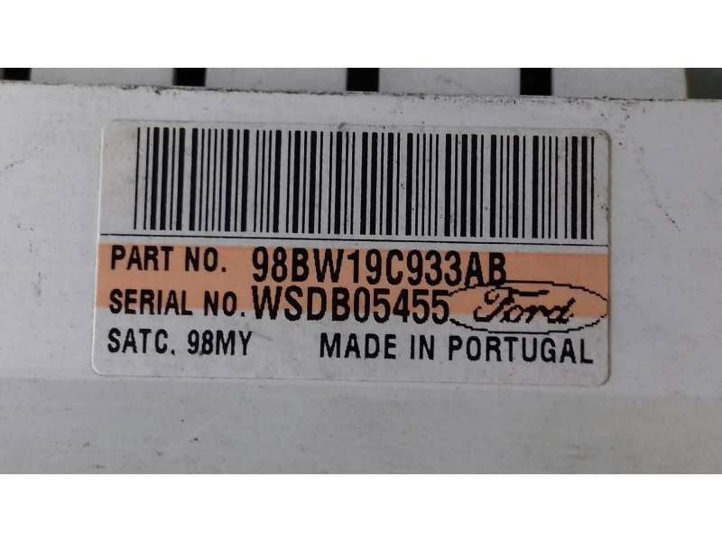 Recambio de mando climatizador para ford mondeo berlina (gd) clx referencia OEM IAM 98BW19C933AB  