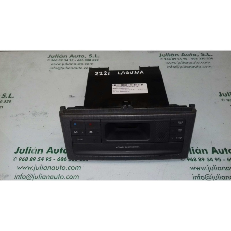 Recambio de mando climatizador para renault laguna (b56) 1.9 dti rt referencia OEM IAM 7700433065 9140010377 BEHR