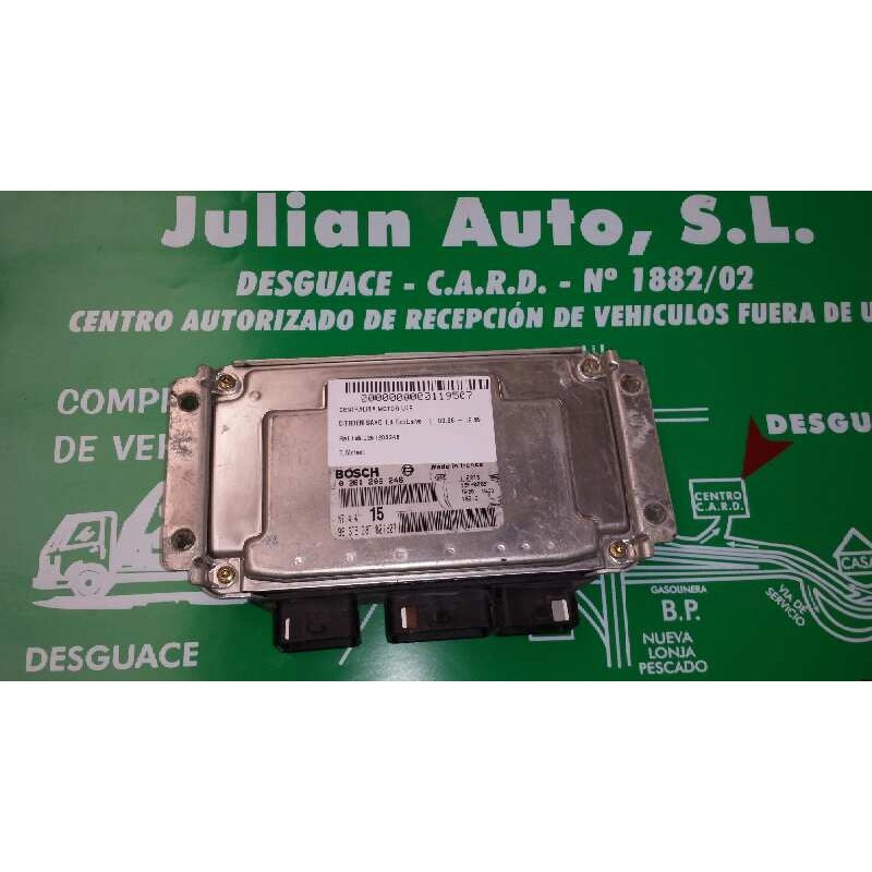 Recambio de centralita motor uce para citroen saxo 1.4 exclusive referencia OEM IAM 0261206246 9637838780 M744