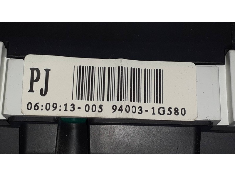 Recambio de cuadro instrumentos para kia rio 1.5 crdi active referencia OEM IAM 940031G580  