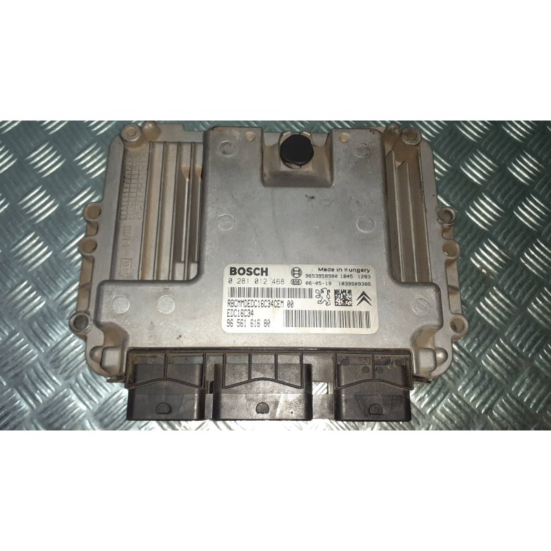 Recambio de centralita motor uce para citroen xsara picasso 1.6 hdi 90 exclusive referencia OEM IAM 9656161680 0281012468 BOSCH