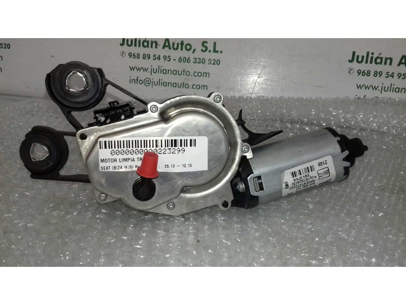 Recambio de motor limpia trasero para seat ibiza (6j5) reference referencia OEM IAM 6J4955711 VALEO 4 PINES