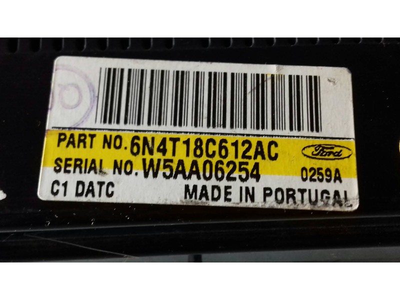 Recambio de mando climatizador para ford focus c-max (cap) trend (d) referencia OEM IAM 6N4T18C612AC  
