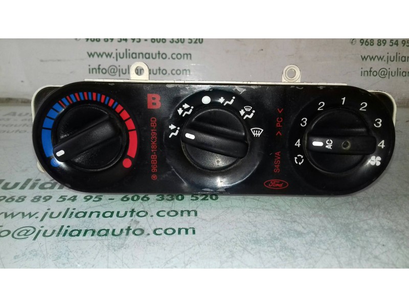Recambio de mando calefaccion / aire acondicionado para ford mondeo berlina (gd) ghia referencia OEM IAM 97BW18D451A 96BB18K391B