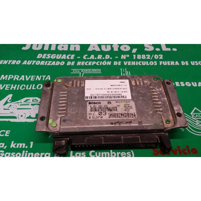 Recambio de centralita motor uce para citroen xsara berlina 1.6 16v tonic referencia OEM IAM 0261204939 9633184780 