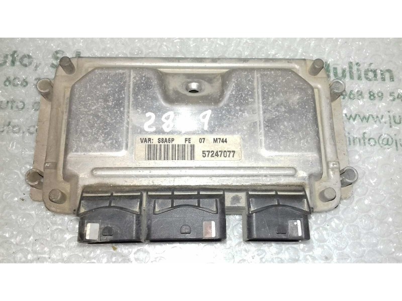 Recambio de centralita motor uce para citroen saxo 1.1 plaisir referencia OEM IAM 0261206246 9637838780 M744