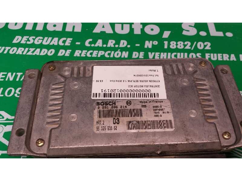 Recambio de centralita motor uce para citroen xsara berlina 1.6 attraction referencia OEM IAM 0261206214 9632693880  Recambio de centralita motor uce para citroen xsara berlina 1.6 attraction referencia OEM IAM 0261206214 9632693880