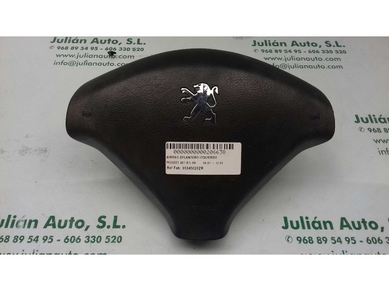 Recambio de airbag delantero izquierdo para peugeot 307 (s1) xn referencia OEM IAM 96345028ZR  