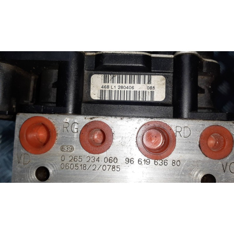 Recambio de abs para citroen xsara picasso 1.6 hdi 90 exclusive referencia OEM IAM 9661963680 0265234060 0265950330