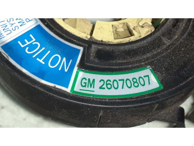 Recambio de anillo airbag para chevrolet alero 2.4 ltr piel referencia OEM IAM 26070807  GM