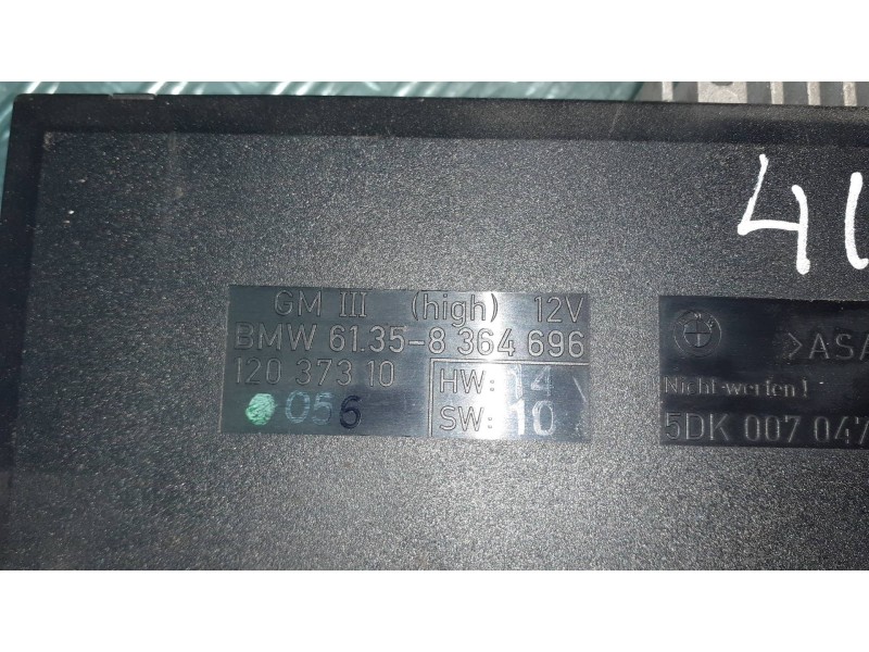 Recambio de centralita luces para bmw serie 5 berlina (e39) 523i referencia OEM IAM 61358364696 12037310 5DK00704710