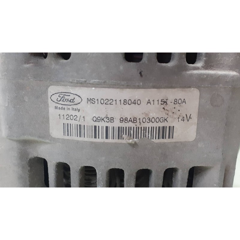 Recambio de alternador para ford focus berlina (cak) ambiente referencia OEM IAM 98AB10300GK MAGNETI MARELLI 80A - 115A
