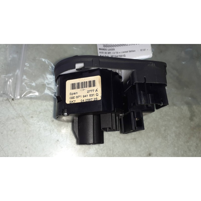 Recambio de mando luces para audi a3 (8p) 1.9 tdi e limited edition referencia OEM IAM 8P1941531Q 8P0919094 