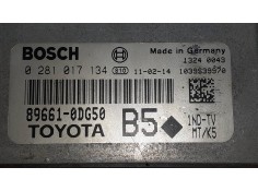 Recambio de centralita motor uce para toyota yaris live referencia OEM IAM 896610DG50 0281017134 BOSCH 2