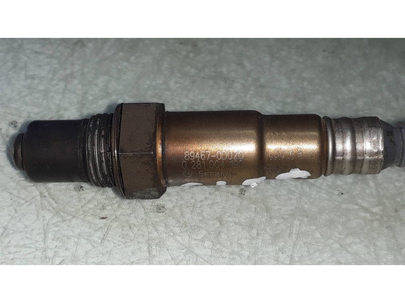 Recambio de sonda lambda para toyota yaris live referencia OEM IAM 894670D020 0281004190 CONECTOR 6 PINES