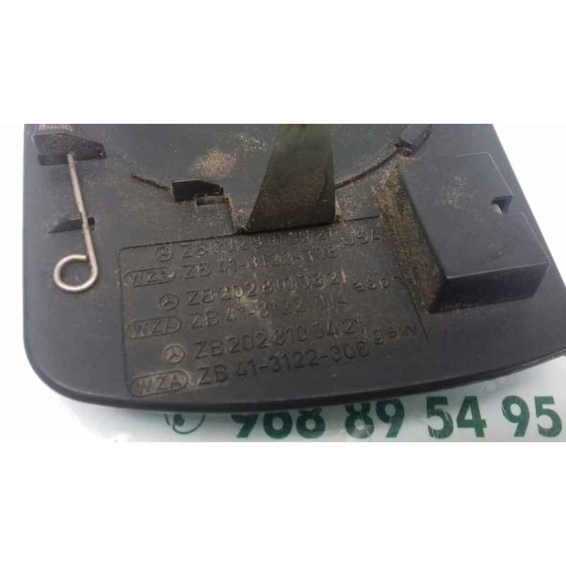 Recambio de cristal retrovisor derecho para mercedes-benz clase c (w202) berlina referencia OEM IAM 2028100021  ELECTRICO