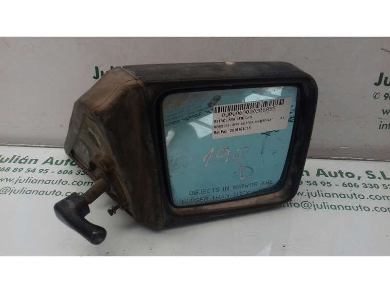 Recambio de retrovisor derecho para mercedes-benz clase c (w201) berlina referencia OEM IAM 2018101016  MANUAL