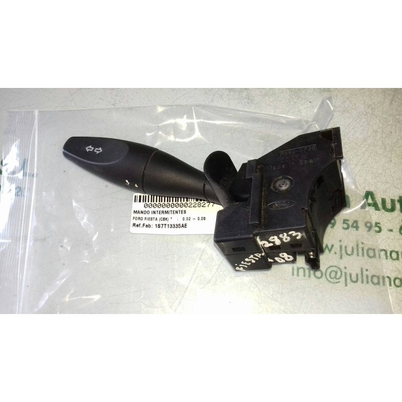 Recambio de mando intermitentes para ford fiesta (cbk) ambiente referencia OEM IAM 1S7T13335AE  