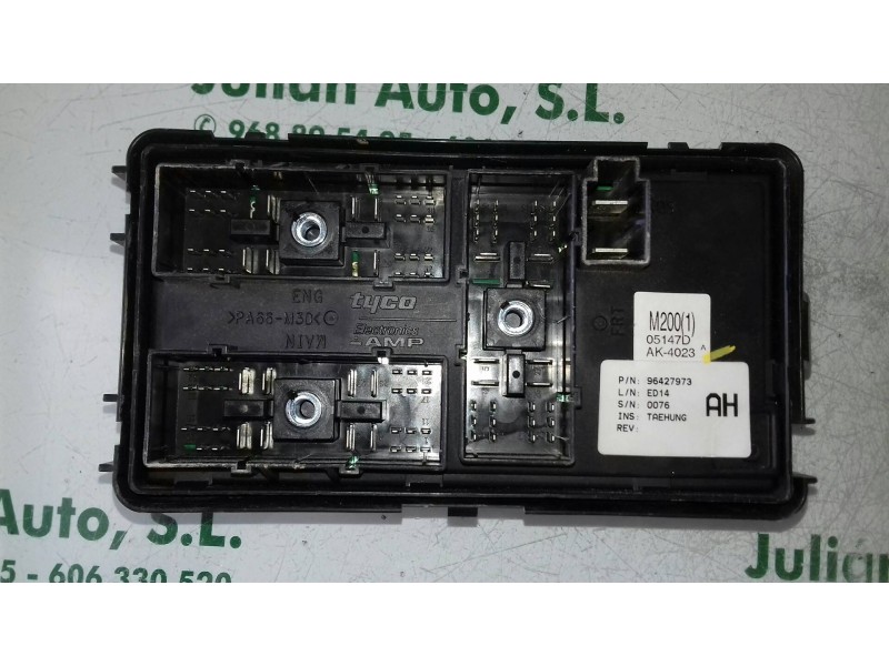 Recambio de caja reles / fusibles para chevrolet matiz s referencia OEM IAM 96427973  