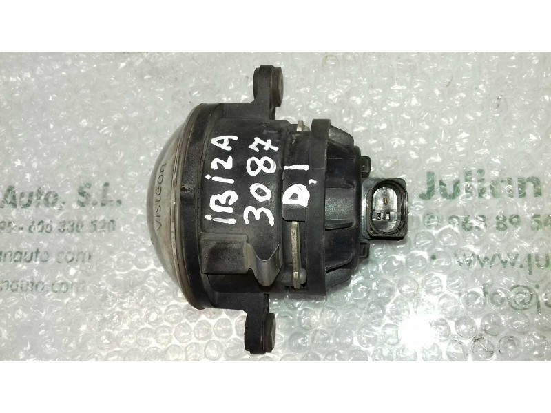Recambio de faro antiniebla izquierdo para seat ibiza (6l1) sport referencia OEM IAM 6L0941699 VISTEON 2 PINES