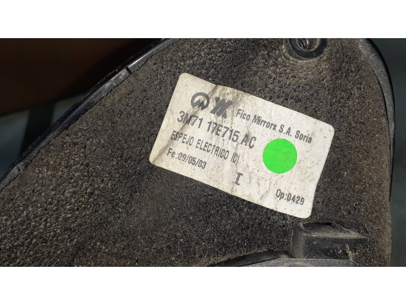 Recambio de retrovisor izquierdo para mazda 2 berlina (dy) 1.6 sportive (74kw) referencia OEM IAM 3M7117E715AC 014202 ELECTRICO