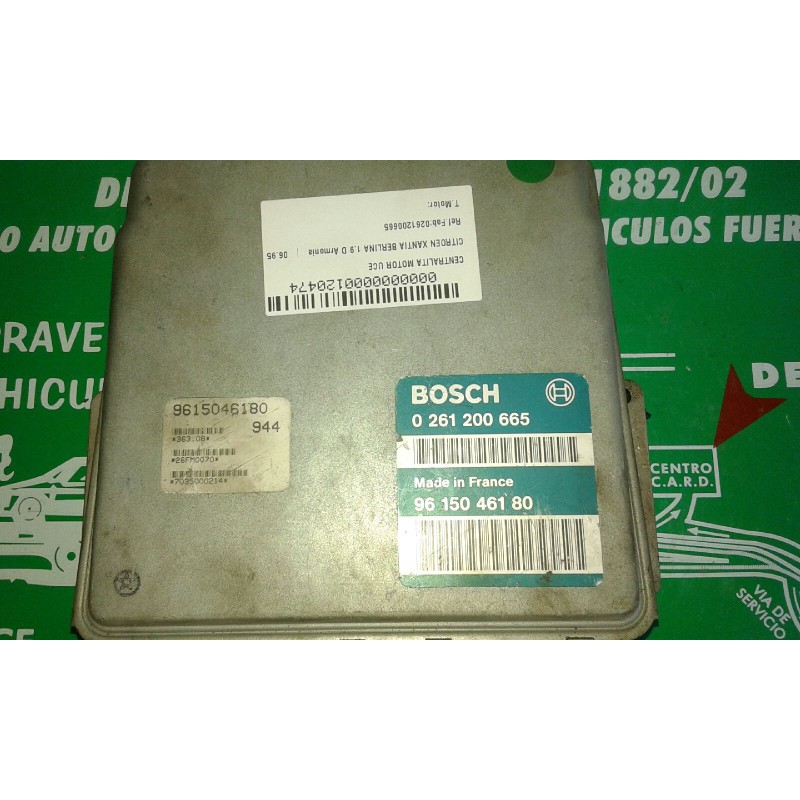 Recambio de centralita motor uce para citroen xantia berlina 1.9 d armonia referencia OEM IAM 0261200665 9615046180 