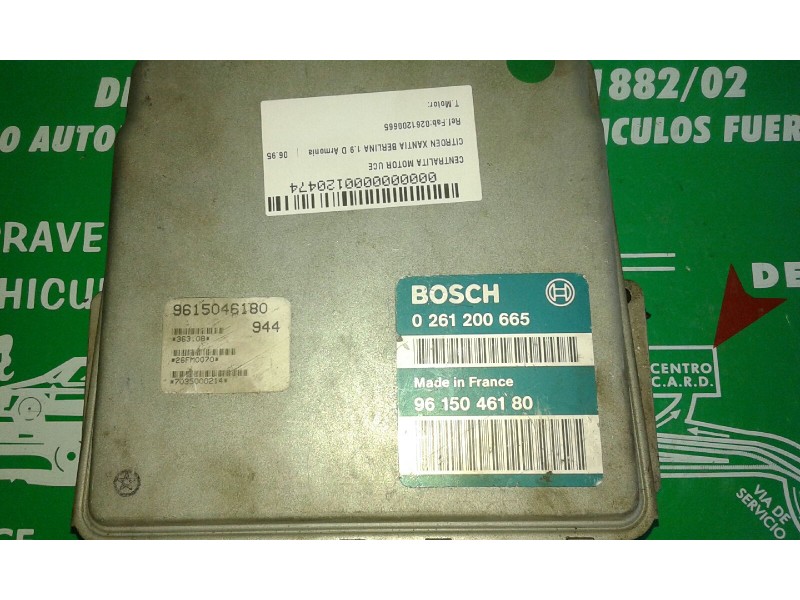 Recambio de centralita motor uce para citroen xantia berlina 1.9 d armonia referencia OEM IAM 0261200665 9615046180  Recambio de centralita motor uce para citroen xantia berlina 1.9 d armonia referencia OEM IAM 0261200665 9615046180