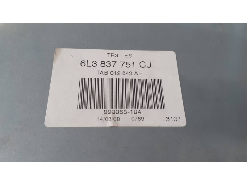 Recambio de elevalunas delantero izquierdo para seat ibiza (6l1) stella referencia OEM IAM 6L3837751CJ 6L3837755AD ELECTRICO