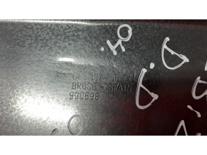 Recambio de elevalunas delantero derecho para seat ibiza (6l1) stella referencia OEM IAM 6L3837752AD 6L3837756H ELECTRICO