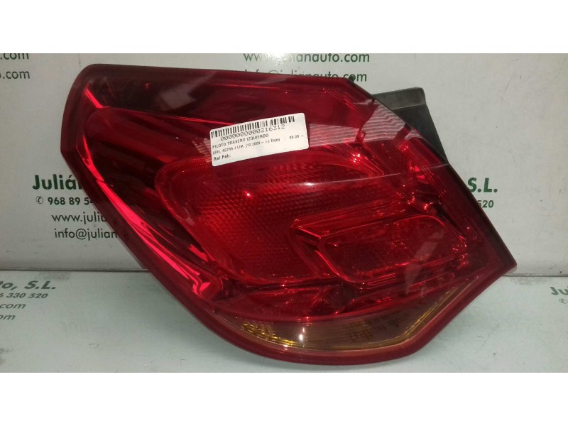 Recambio de piloto trasero izquierdo para opel astra j lim. enjoy referencia OEM IAM   EXT-ALETA
