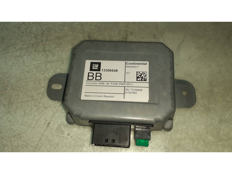 Recambio de modulo electronico para opel adam unlimited ecoflex referencia OEM IAM 13306648 5WK50311 CONTINENTAL