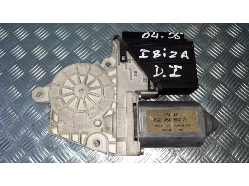 Recambio de motor elevalunas delantero izquierdo para seat ibiza (6l1) stella referencia OEM IAM 6Q2959802A  